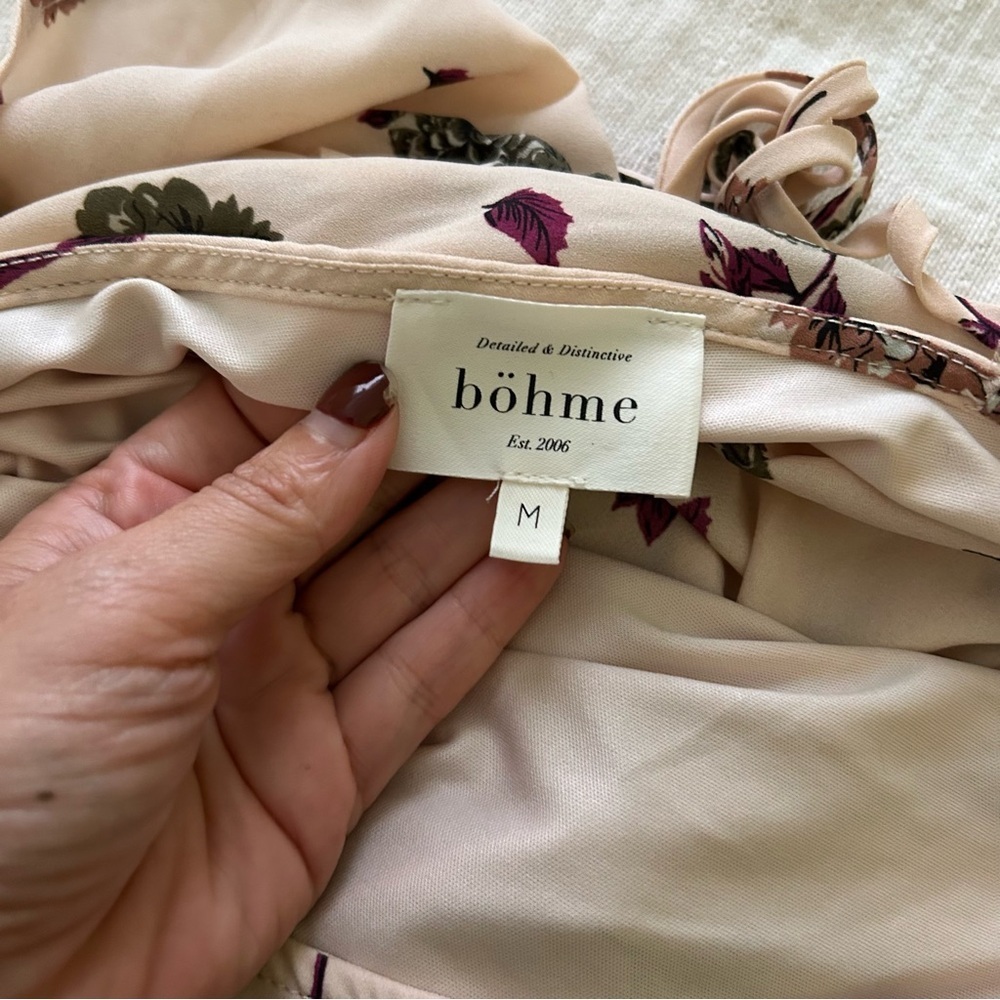 Bohme Flowy Maxi Dress sz M - Picture 6 of 14